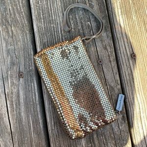 Whiting and Davis gold wristlet